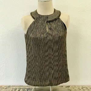 Alfani Sleeveless Cleopatra Top Size M Jeweled